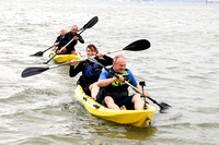 Ed Davey Kayaking On Visit To Sandbanks