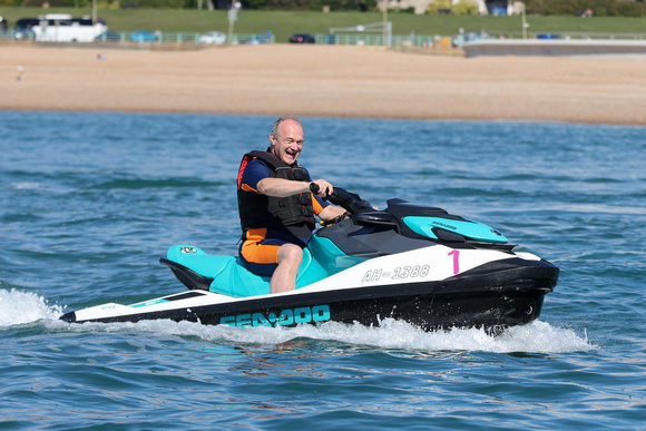 Ed Davey Arrives At Autumn Conference