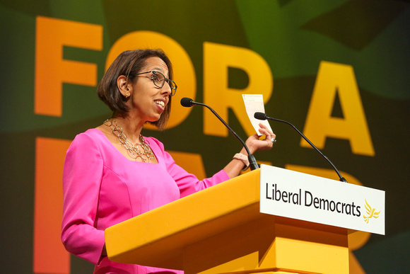 Liberal Democrats Party Autumn Conference Day One  - Munira Wilson Speech