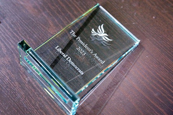 Liberal Democrats Party Autumn Conference at Bournemouth International Centre - Party Awards