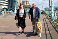 Steve Darling Meets Trainee Guide Dogs