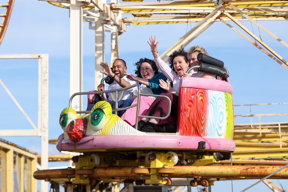 Wendy Chamberlain takes newly elected MPs on trip to Brighton Pier