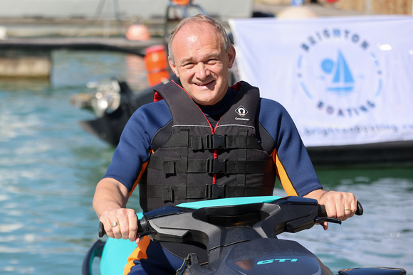 Ed Davey Arrives At Autumn Conference