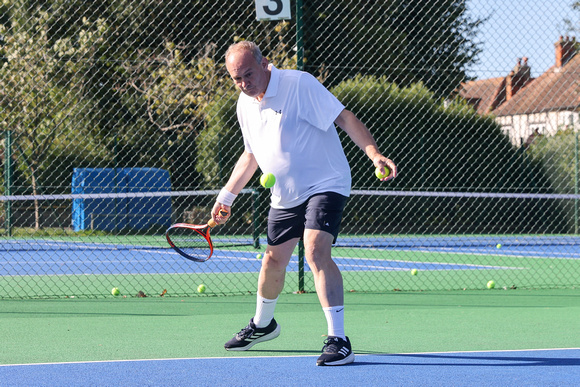 Sir Ed Davey Plays Tennis To Warm Up For Conference Speech