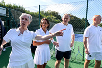 Ed Davey Plays Tennis To Warm Up For Conference Speech