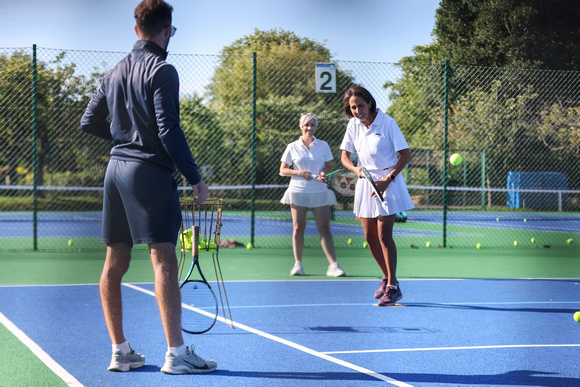 Sir Ed Davey Plays Tennis To Warm Up For Conference Speech