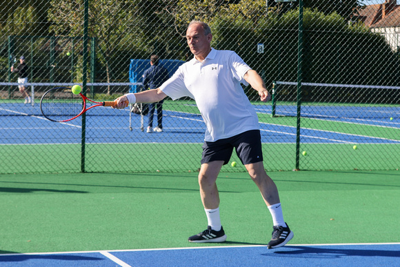 Sir Ed Davey Plays Tennis To Warm Up For Conference Speech