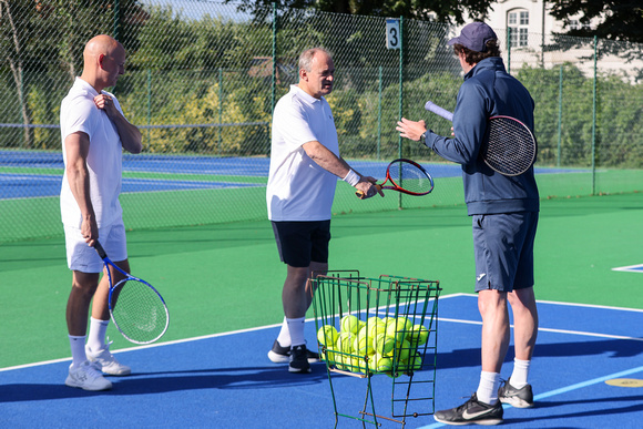 Sir Ed Davey Plays Tennis To Warm Up For Conference Speech