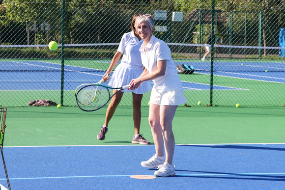 Sir Ed Davey Plays Tennis To Warm Up For Conference Speech